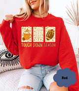 🏈 Touchdown Season Crewneck | Football Mom Game Day Sweatshirt | Gift for Mom - Evie's Dreamlands