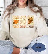🏈 Touchdown Season Crewneck | Football Mom Game Day Sweatshirt | Gift for Mom - Evie's Dreamlands