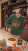 "Autumn Vibes Only" Cozy Sweatshirt - Fall Mug & Leaves Graphic - Warm Sweater Gift for Coffee Lovers

