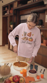 "Fall Basics" Sweatshirt | Autumn Aesthetic Crewneck