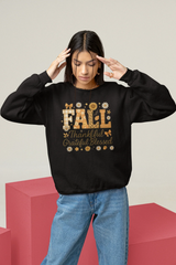 Fall Gratitude Crewneck Sweatshirt | Thankful, Grateful, Blessed - Evie's Dreamlands